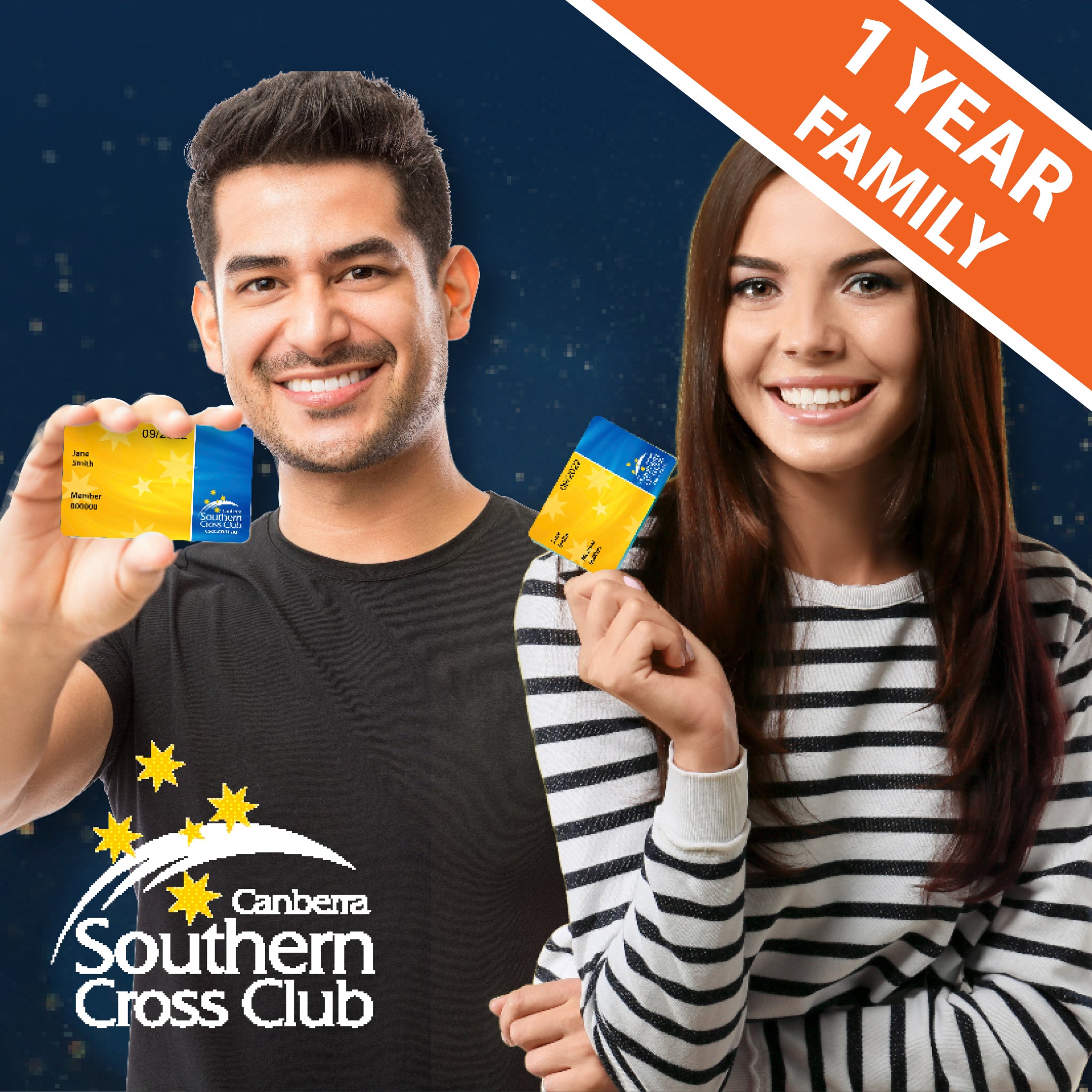 Club Membership - 1 year Family (1,800 StarReward points)